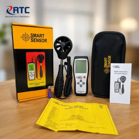 Digital anemometer AS836 wind sensor fan measuring airflow