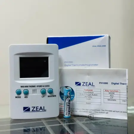 Zeal PH1000 Digital Temperature and Humidity Hygrometer with LCD Display – RTC Dhaka Bangladesh