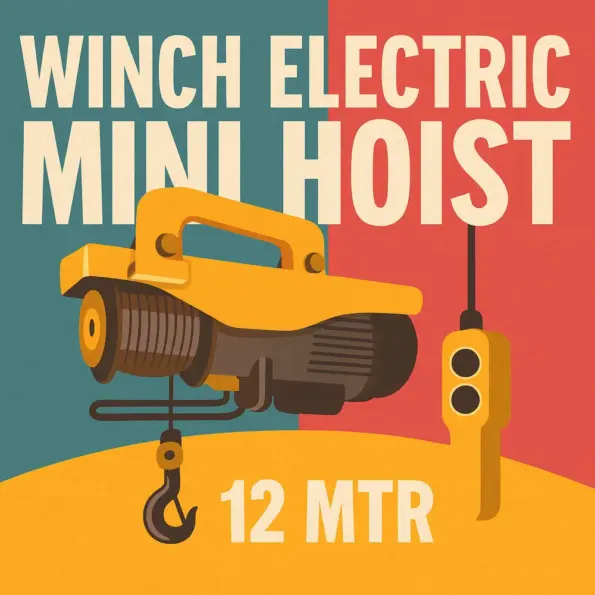 (800KG) WINCH ELECTRIC MINI HOIST 12 MTR 1 Hist