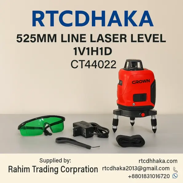CROWN 525MM LINE LASER LEVEL 1V1H1D CT44022 1 Laser Leving Machine