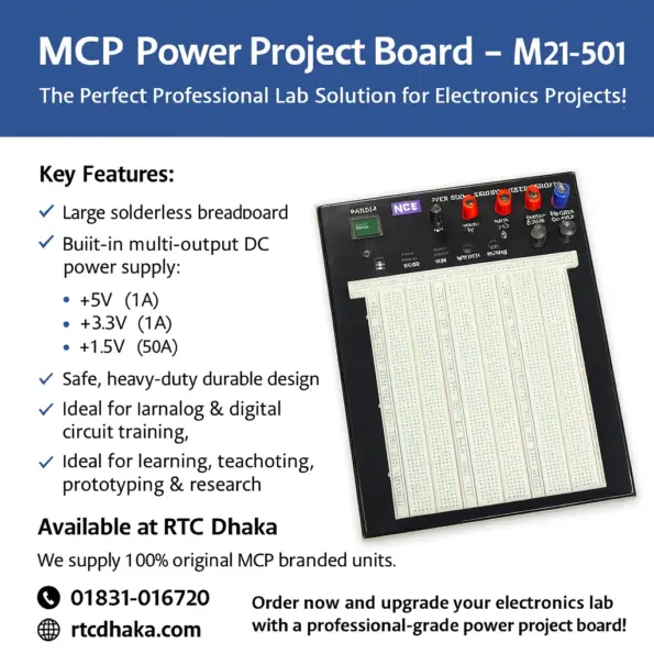 Power Project Board M21-501 for Electrical Projects