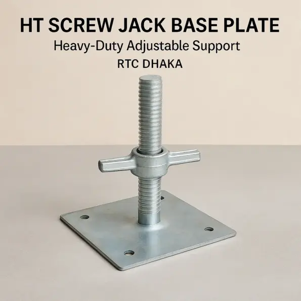 HT Screw Jack Base Plate | Heavy-Duty Adjustable Support – RTC Dhaka 1 SCREW