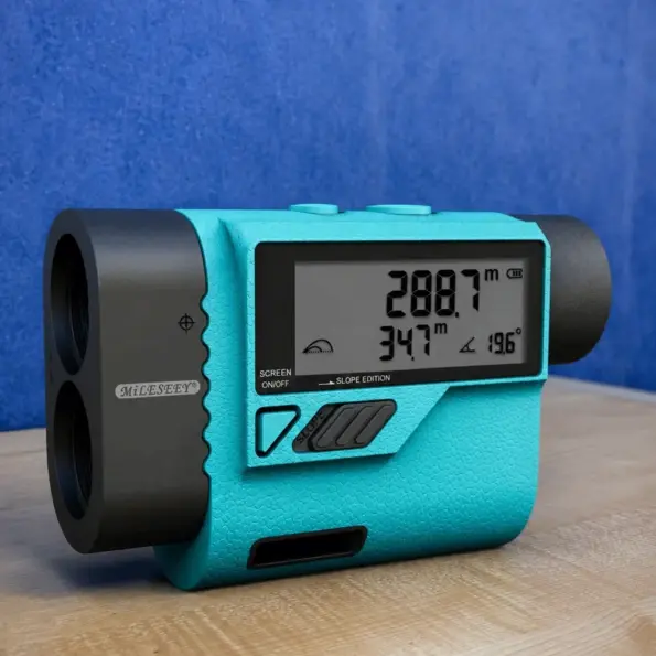 PF3 digital optical instrument in blue and black body