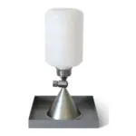 Sand density cone apparatus for field soil density testing