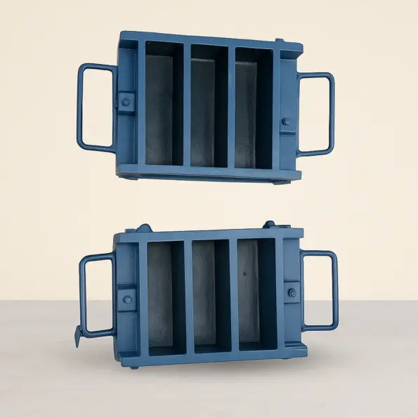 3 Gang Cube Tube Mold | Concrete Compression Test Mold – RTC Dhaka 1 mold