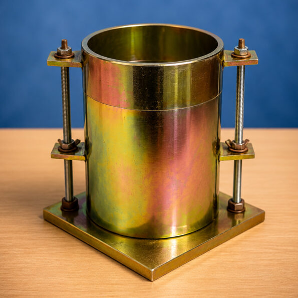 Concrete Cube Test Mould with Clamp Assembly for Concrete Strength Testing | RTC Dhaka