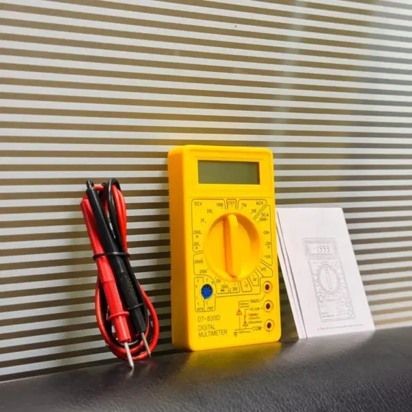 Digital Multimeter DT830B LCD for voltage current and resistance measurement