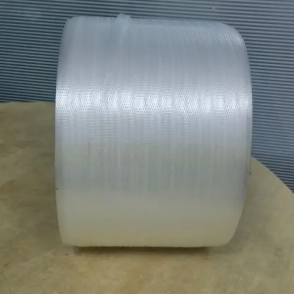Polypropylene box strapping roll embossed surface packing band