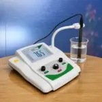 benchtop EC meter display conductivity measurement water testing