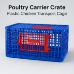 Poultry Carrier Crate Plastic Chicken Transport Box