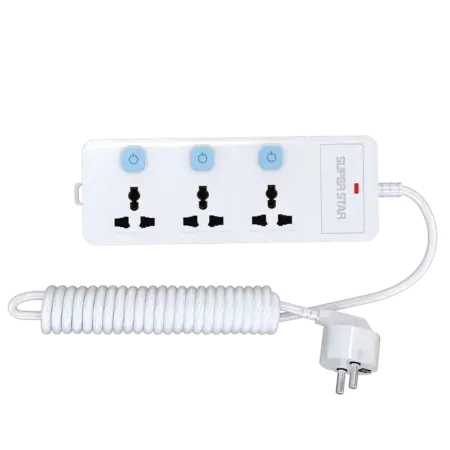 super star supreme extension socket with usb