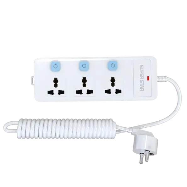 super star supreme extension socket with usb