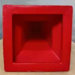 Heavy duty plastic road safety cone for traffic control