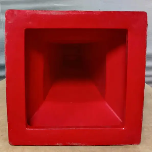 Heavy duty plastic road safety cone for traffic control