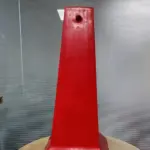 Heavy duty plastic road safety cone for traffic control