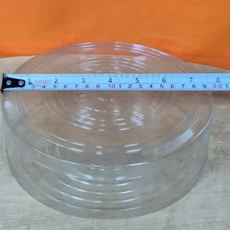 transparent plastic food packaging container for biscuit and dry food