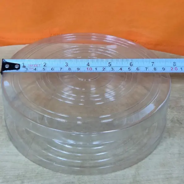 transparent plastic food packaging container for biscuit and dry food