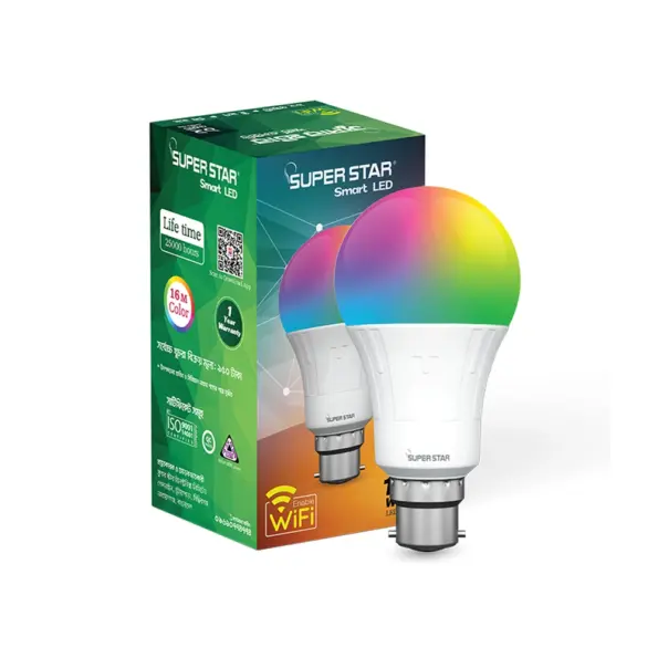 Super Star 12W WiFi smart LED light B22 app controlled bulb