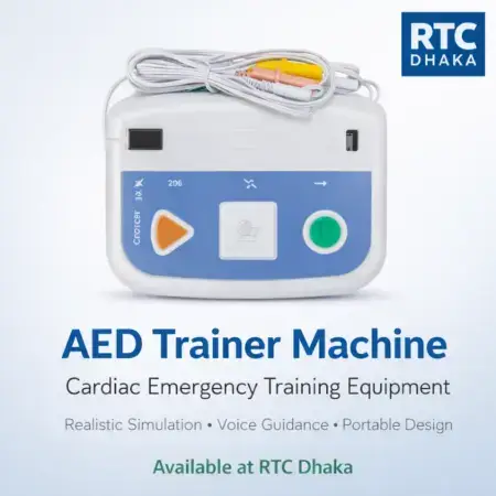 Automated External Defibrillator AED machine for cardiac emergency Bangladesh