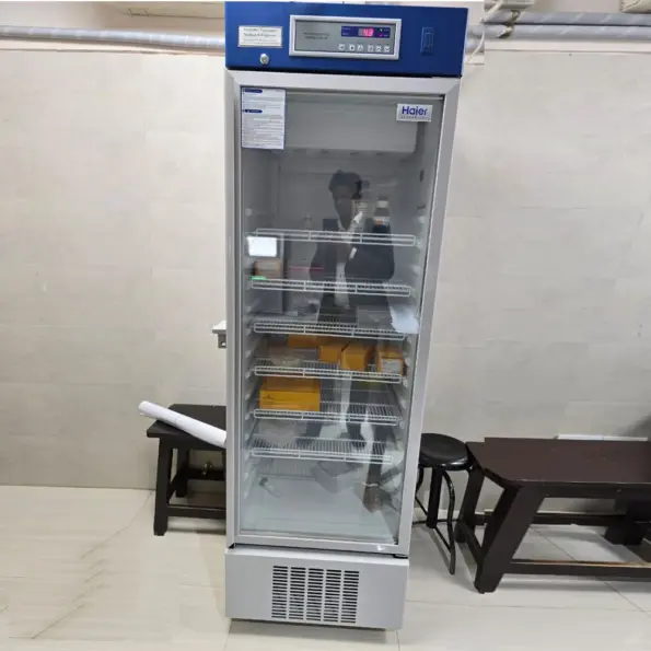 Haier HYC-309 Pharmacy Refrigerator Glass Door