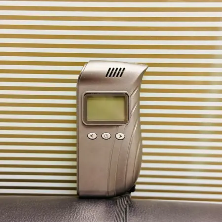 digital alcohol tester breath analyzer with lcd display portable device
