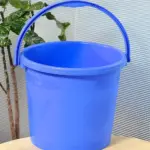 Plastic Bucket BD blue water bucket with handle