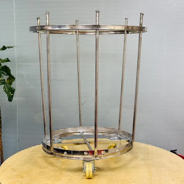 Industrial bucket BD heavy duty wheel bucket with stainless frame