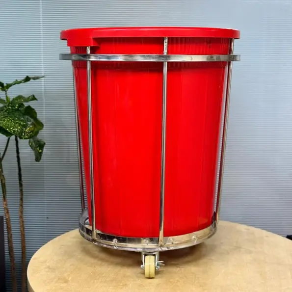 Industrial bucket BD heavy duty wheel bucket with stainless frame