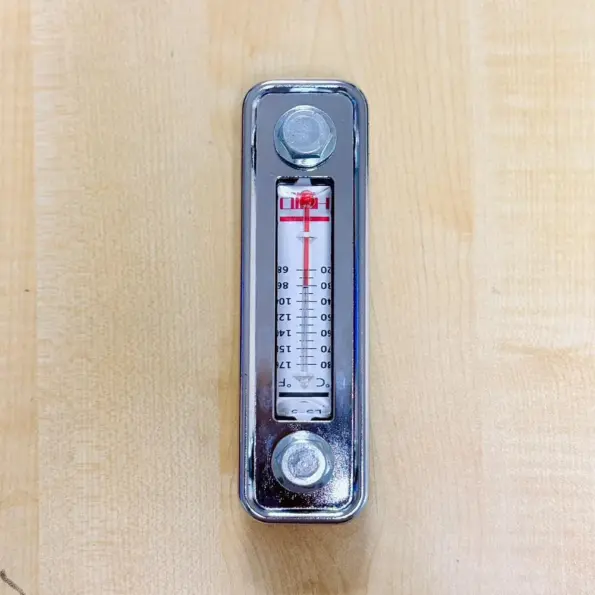 hydraulic oil level gauge metal sight glass oil indicator
