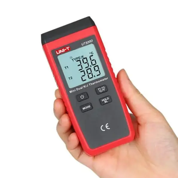 UNI-T UT320D digital thermometer dual channel