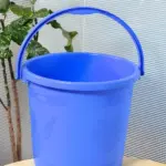 Blue plastic bucket BD heavy duty water bucket with handle