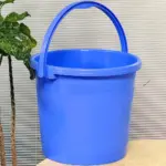 Blue plastic bucket BD heavy duty water bucket with handle