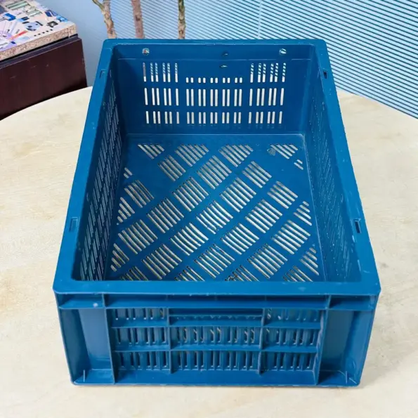 Heavy Duty Plastic Storage Crate for Warehouse Use in Bangladesh