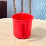 Plastic Water Jug BD Red Measuring Mug with Handle