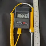 Digital Type K thermometer TM-902C with probe sensor for temperature measurement