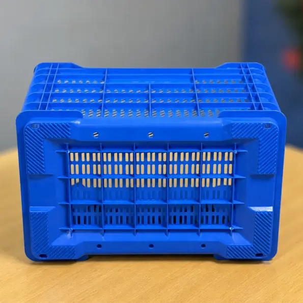 plastic crate bottom design strong base Bangladesh