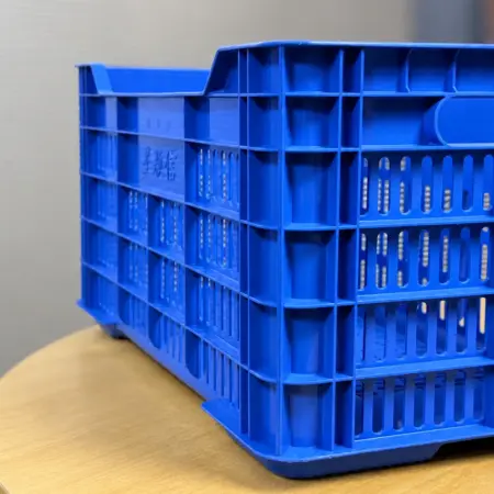 plastic crate Bangladesh RTC heavy duty blue storage crate