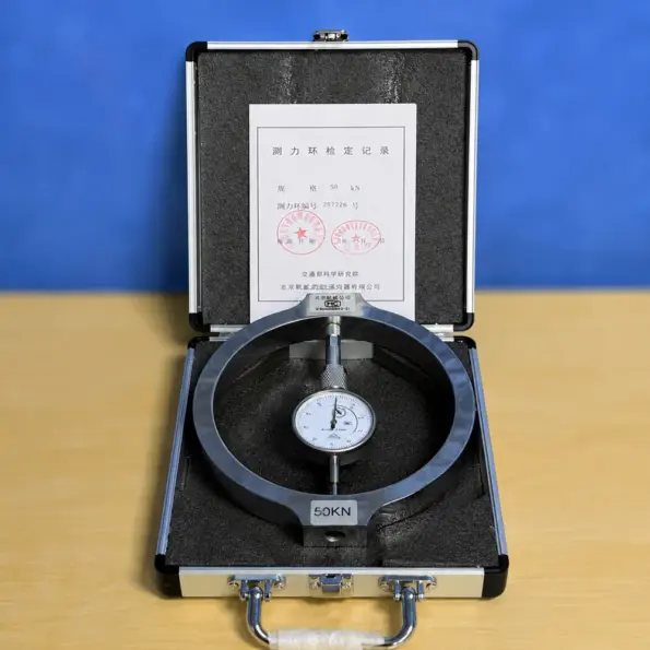 50kN Compression Testing Proving Ring Instrument