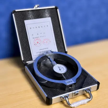 50kN Proving Ring Gauge with Calibration Case