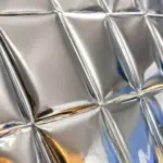 Reflective aluminum foil thermal insulation blanket for industrial heat protection