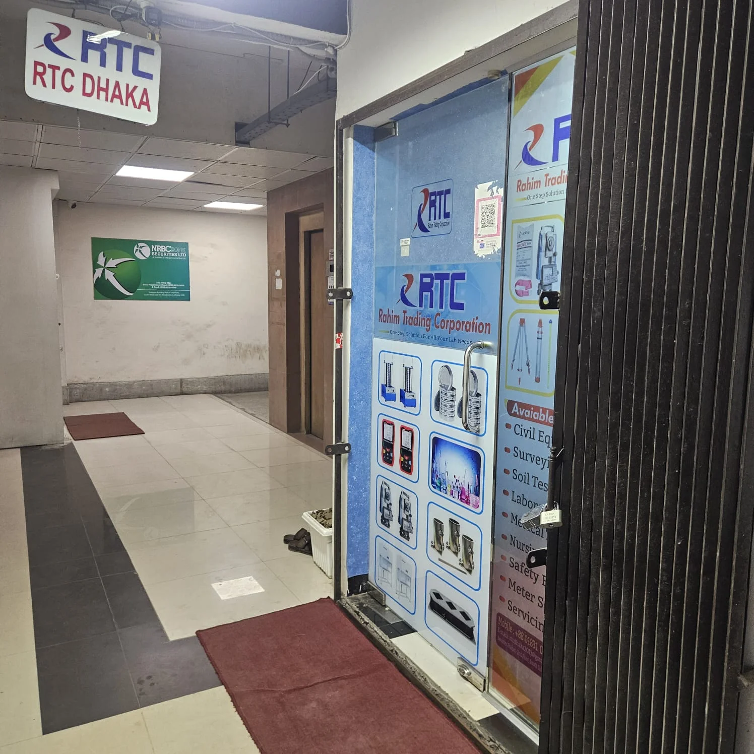 RTC Dhaka office showroom entrance in Motijheel Dhaka