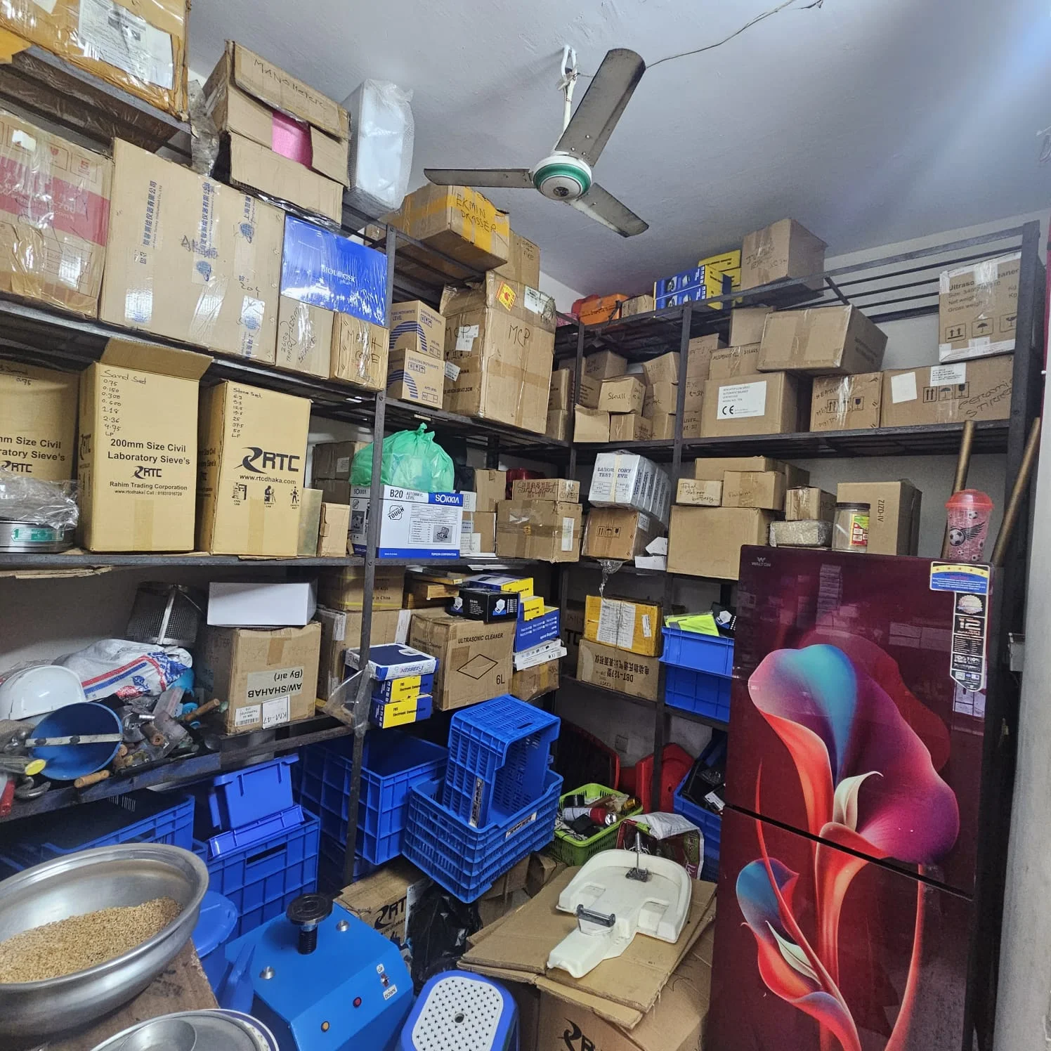 Professional RTC Dhaka product storage and warehouse area