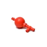 Pipette Filler D&N Germany Rubber Red Color