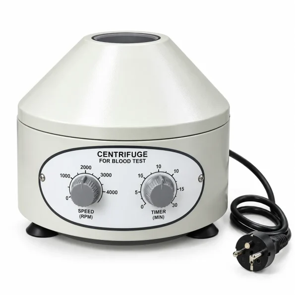 Laboratory centrifuge machine for blood and sample testing