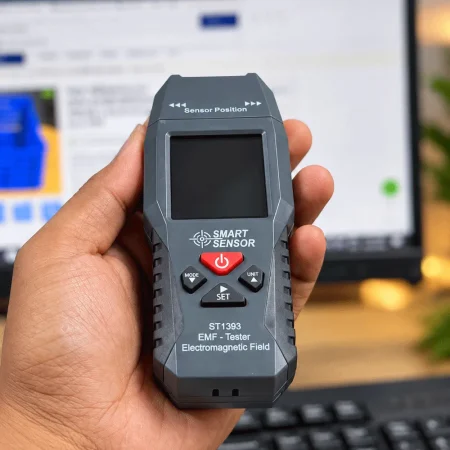 ST1393 EMF Tester handheld electromagnetic field meter side view