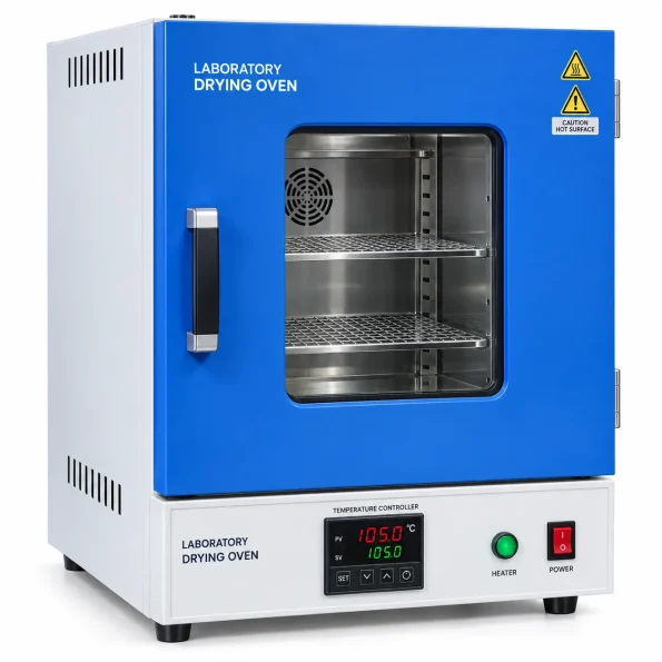 Laboratory drying oven with digital temperature controller
