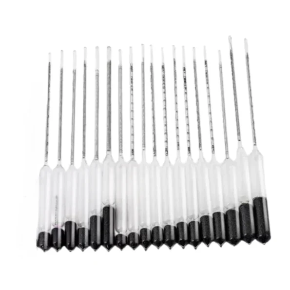 0.001g/cm Division 0.7-1.1 Range Borosilicate Glass Lead Free For Gasoline Diesel Crude Oil Density Testing Petroleum Hydrometer