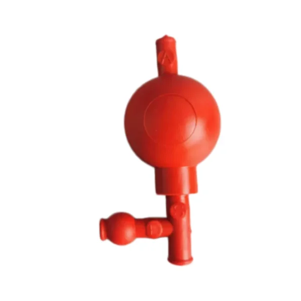 3-Way Rubber Pipette Filler Bulb Lab Quantitative Suction Ball for Glass Pipette Liquid Transfer