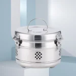 304 Stainless Steel Care Jar Empty Metal Cream Canister Airtight Cosmetic Storage Container Custom Logo Wholesale