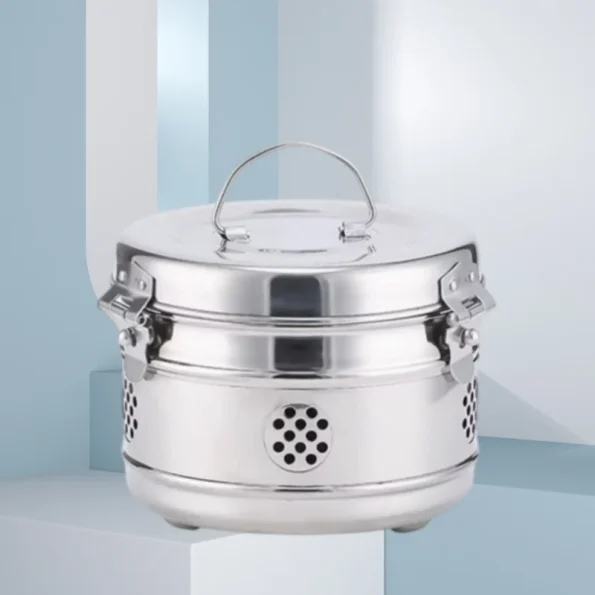 304 Stainless Steel Care Jar Empty Metal Cream Canister Airtight Cosmetic Storage Container Custom Logo Wholesale